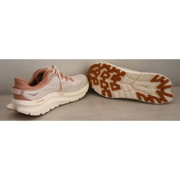 HOKA One One Women's Sz 10.5B Vanilla/Sandstone Kawana 2 Running Shoes - Picture 8 of 13